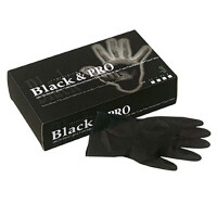 Latexhandschuhe schwarz 7,5 groß 2 gallery
