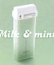 Wachspatrone breit Milchminze, 45 mm Milchminze