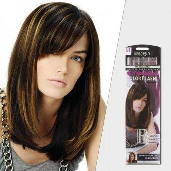 Color Flash Human Hair 40 cm , 6 Paar champagner &amp; nordic blond