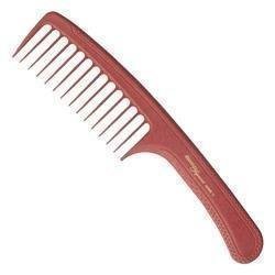C12 rot Griffstyler groß 9" Carbon Kamm C12 red carbon big comb with handle 9" 