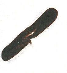 Haarschlange, ca. 35 cm , braun braun