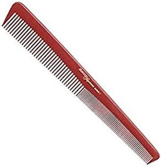 C7 rot Facon-Haarschneidekamm 7" Carbon Kamm C7 red carbon haircutting comb 7" 