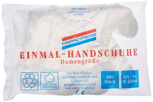 Einmal Handschuhe Damen 100 St. EW HS disposable gloves, ladysize, 100pc 
