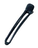 HSK Jumbo 4er Btl sz Haarschneideklammer Jumbo clips, black,115 cm, bag of 4 