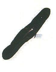 Haarschlange, ca. 35 cm schwarz 