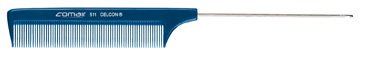 Nadelstielkamm mit Strähnenhaken 511 Blue Profi Line comb 511 Blue Profi Line 