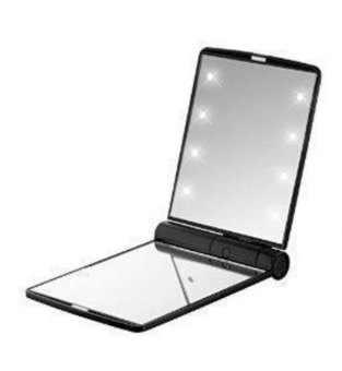 FLO-LED-Compact Spiegel (schwarz oder weiss) 
