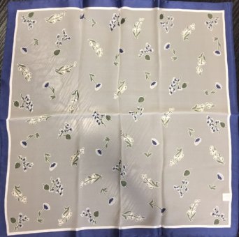 Nickituch blaubraun, 50x50 cm 100% Polyester 