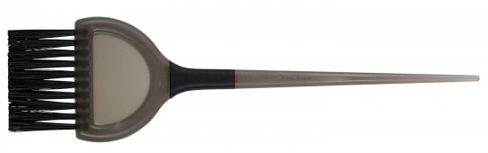 Färbepinsel New transp. sz Tinting brush, black, 21 x 6 cm, simple 