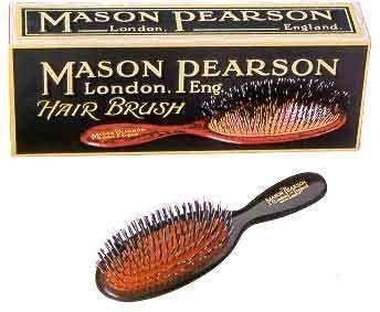 Mason Pearson Pocket Mixte 10-reihig (BN4) Wildschweinborste mit Nylonstiften 