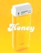 Wachspatrone breit Honig, 45 mm Honig