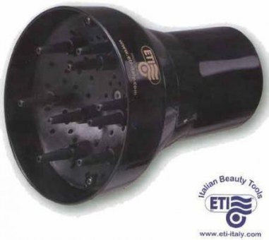 ETI Diffuser dia 14cm f. Micro Stratos 3600/SDL,Excell3000,New M Comair Hairdryer Diffuser Universal black special Turbosteat 