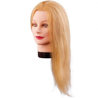 Übungskopf Lilly, 40 cm, blond indisches Haar 