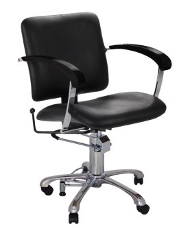 BS London D sz verst. Rückenl., Armlehne sz Styling chair "London D", moveable back rest, black, armrest blac 