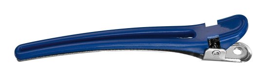 Haarclips Plastik/Aluminium 10St blau 95mm Hair clip plastic/aluminium, blue, card of 10 