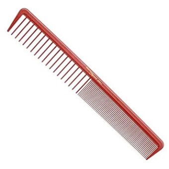 C8 rot Haarschneidekamm 7,5" Carbon Kamm C8 red carbon haircutting comb 7 1/2" 