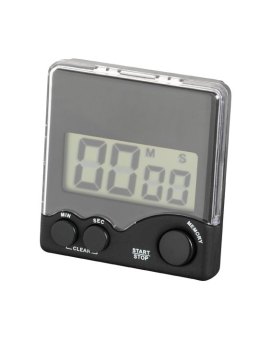 Digitaltimer Clip 0-99min, inkl. Batterie, sz Countdown timer, digital, black 