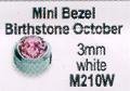 M210W Rose mini weißgoldfarben N.frei 