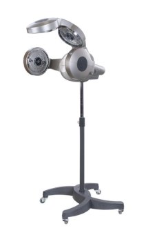 IRH Stativ titansilber S33 Infrarothaube 2-teilig Infrared hood IRH S33, titansilver, with stand 