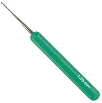 Strähnennadel m. Halter 1,25mm grün Highlighter needle 1,25mm green 