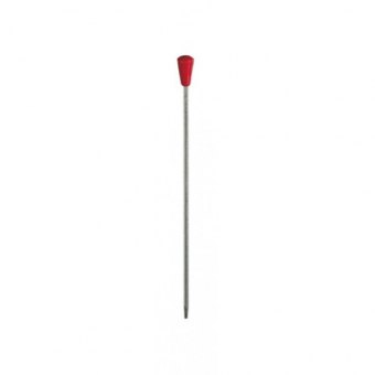 Metallstecker m. Plastikkopf 50er Btl 85mm rot Metal hairpin, red 85 mm (bag of 50) 