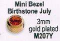 M207Y Rubin Mini vergoldet N 