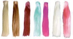 Straight Weft Tresse 18 inch synth., 45 cm 