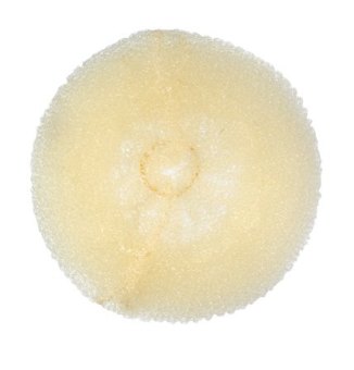 Knotenrolle (Nest) blond 11cm 12g Bun padding round, blonde,11 cm 12 gr 