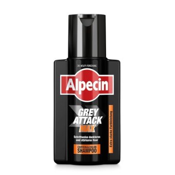 Alpecin Grey Attac Max Shampoo, 200 ml Extra starke Farbleistung gegen graues Haar 