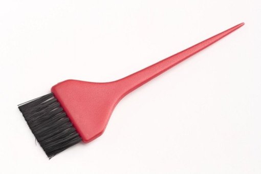 Färbepinsel F-1111 groß tinting brush, red, large 