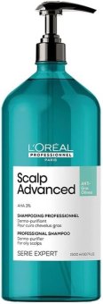 SE Scalp Advance Shampoo AH% 1500ml Serie Expert anti-oiliness dermo-purifier shampoo 