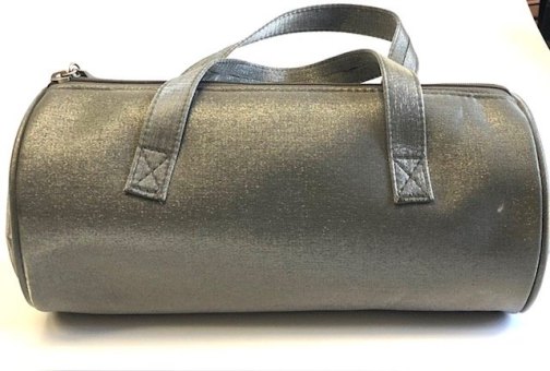 Kosmetikbox, Glitterstoff (ca.25x11x11 cm) 