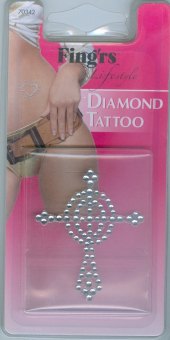Diamant Tattoos 70342, sort. Muster 