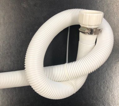 Ablaufschlauch weiss,für Linz, Wien,Düsseldorf, Belgrad Wash unit replacement pipe white 