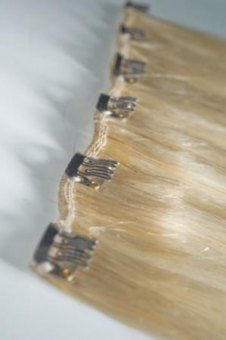 CLIP-IN 18 inch, HH-Extensions,4 Stk.(hell) P16/24/SB asch/gold/superblond