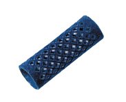 Metallwkl. lang 12er 21mm blau befl 65mm Metal curlers, long 65 mm x 21 mm, blue flocked (bag of 12) Ø 21 mm | 65 mm