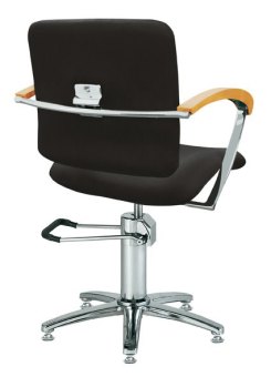 BS London B sz bewegl. Rückenlehne new Fb. 32, Armlehne Buche Styling chair "London B", moveable back rest, black, armrest beec 