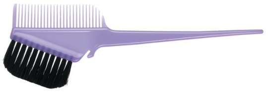 Färbepinsel m. Kamm transp. flieder Tinting Brush lilac, 21,5 x 7 cm, with comb 