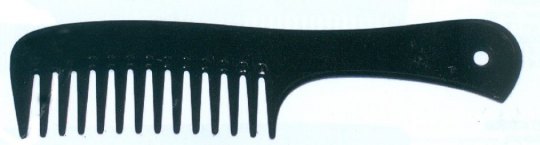Griffkamm, 20,5 cm schwarz 