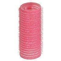 Haftwkl. 12er 24mm rosa Länge 63mm Haftwickler Velcro rollers "Jumbo", 60mm x 25 mm, pink (bag of 12) 