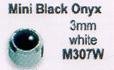 M307W Perle Onyx St mi weißgoldfarben 